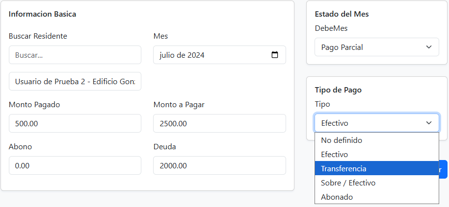 Filtro por rango de fechas