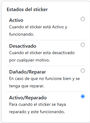 Estado Sticker